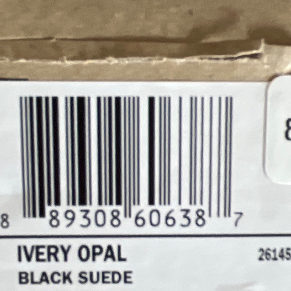 Clark Ivery Opal Black Suede Daim Suede Zipper Boots  8.5 M NEW - Picture 10 of 10